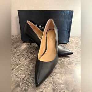 Ralph Lauren Classic Black Heels